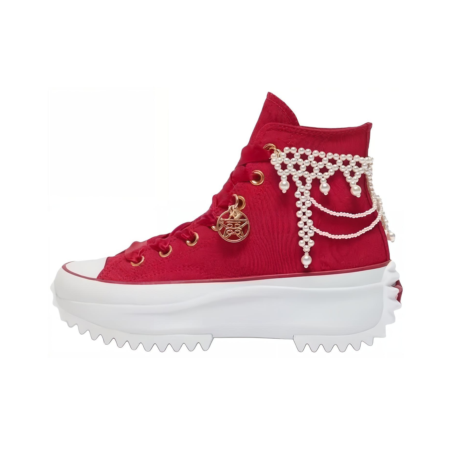 Converse Shoes Run Star Hike - Converse Run Star Hike Abriebfeste High-Top-Leinenschuhe