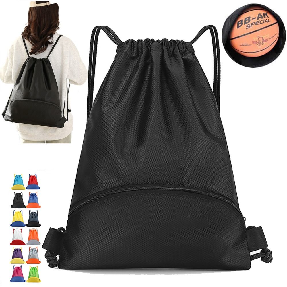 Drawstring Gym Bag - Große Kapazität Sporttasche mit Kordelzug Wasserdichte
