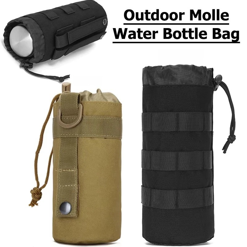 Hydration Pack Outdoor - Outdoor Molle Wasserflaschentasche Kesselhalter Camping Wandern