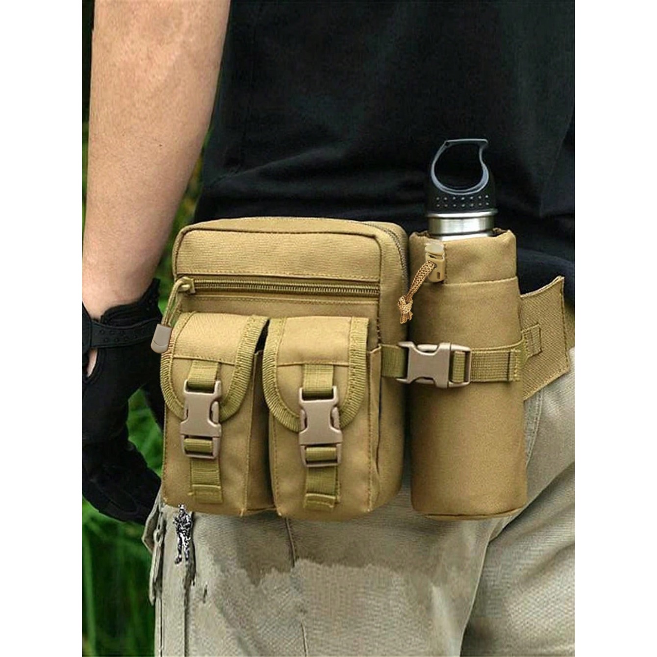 Hiking Backpack Waterproof - Designer-Herren-Hüfttasche, wasserdichter Nylon-Wanderrucksack, geeignet für das