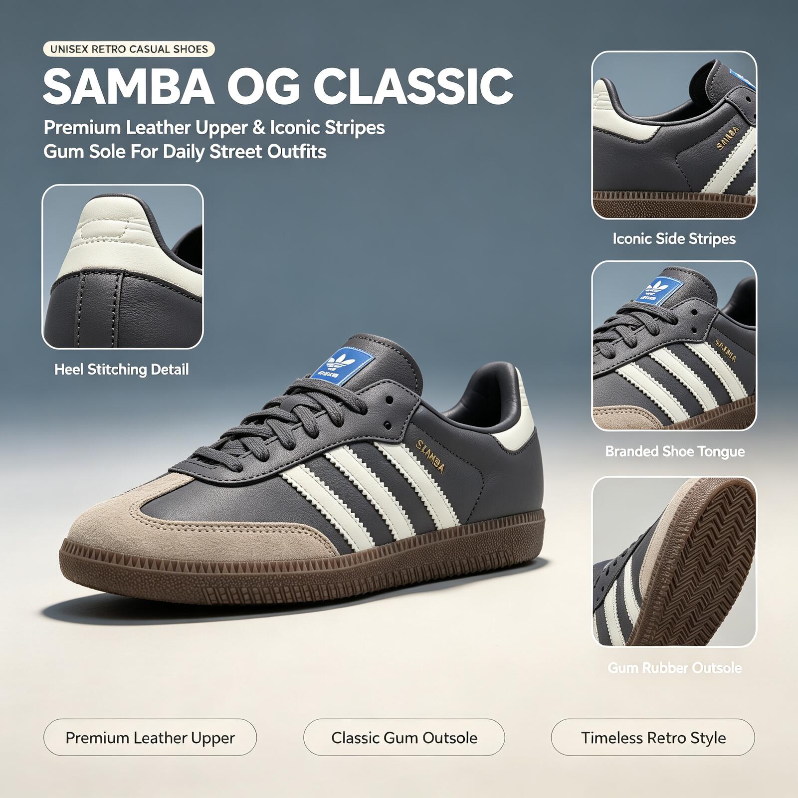 Offizielle Adidas Original SAM – Adidas Shoes Samba Bewertung und Preis
