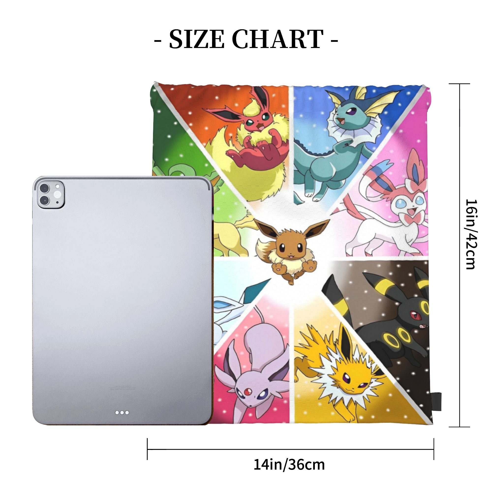 90er Jahre Anime Poke-Mon Kord – Drawstring Gym Bag Bewertung und Preis