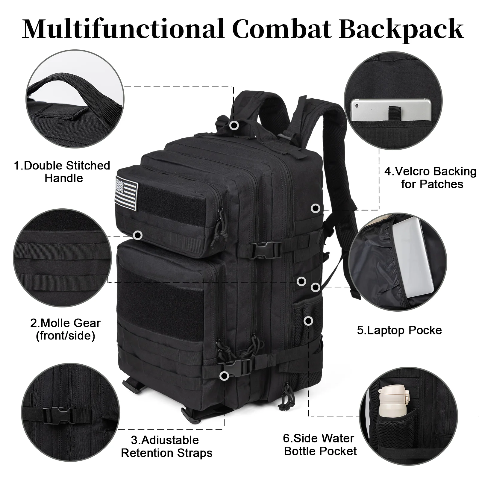 60L Militär-Taktikrucksack für – Urban Backpack Tactical Bewertung und Preis